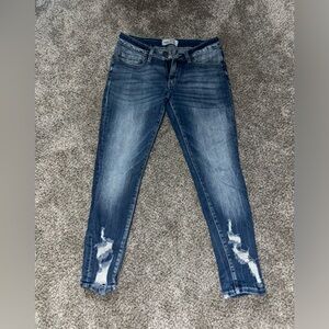 BKE Stelle Low Rise Ankle Skinny Jeans